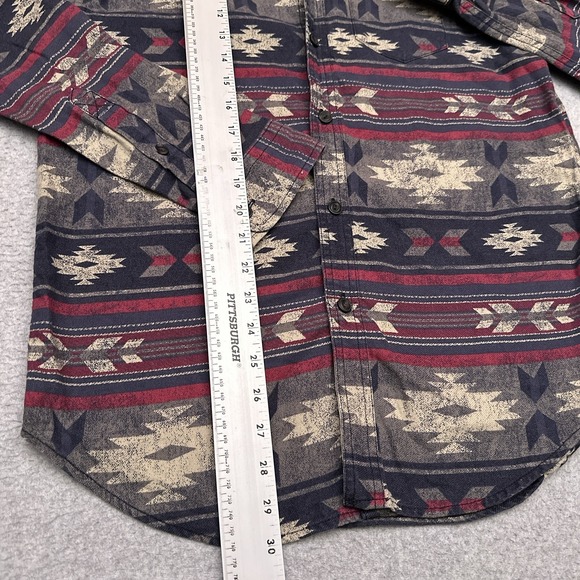 American Eagle Button Down Shirt Mens M Classic Fit Aztec‎ Navajo Southwestern - Picture 7 of 9
